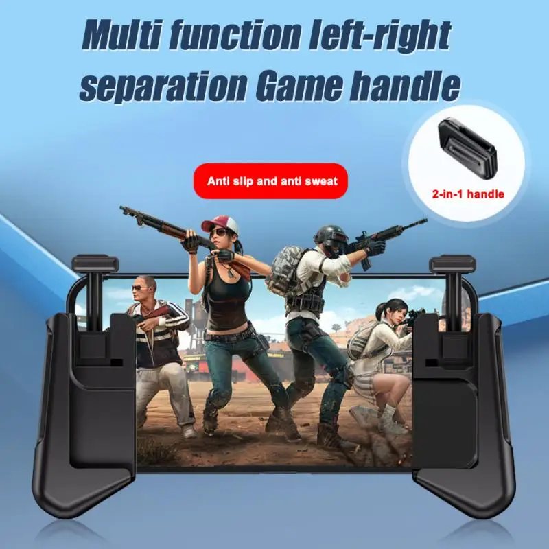 Two-in-one Mobile Game Controller Mobile Game Universal Portable Grip Non-slip Game Accessories