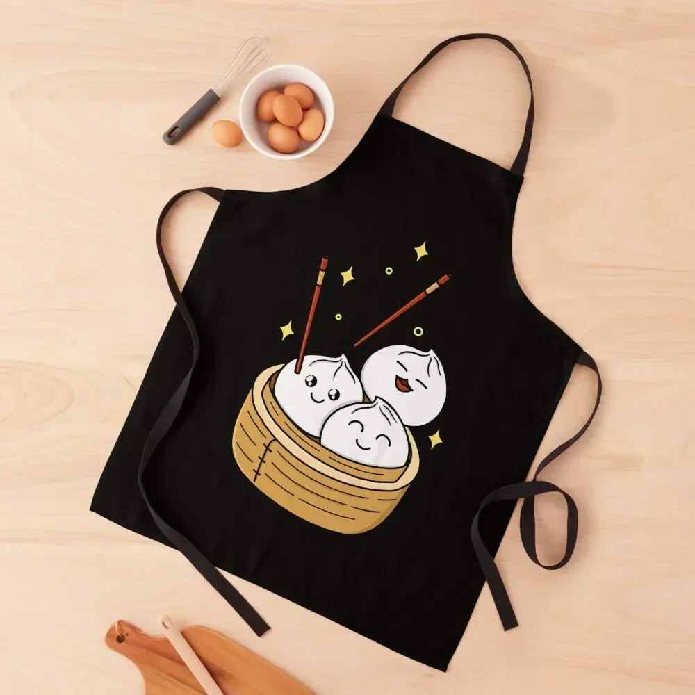 

Happy Dumpling Apron Customizable waiter christmas decoration Waterproof women Apron