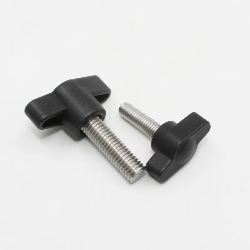 Rändel schraube Edelstahl m4 m5 m6 m8 z-förmige Griffs ch raube Hand knopf verstellbare Flügels ch rauben in Schmetterlings form für Kamera handy – Detail 6