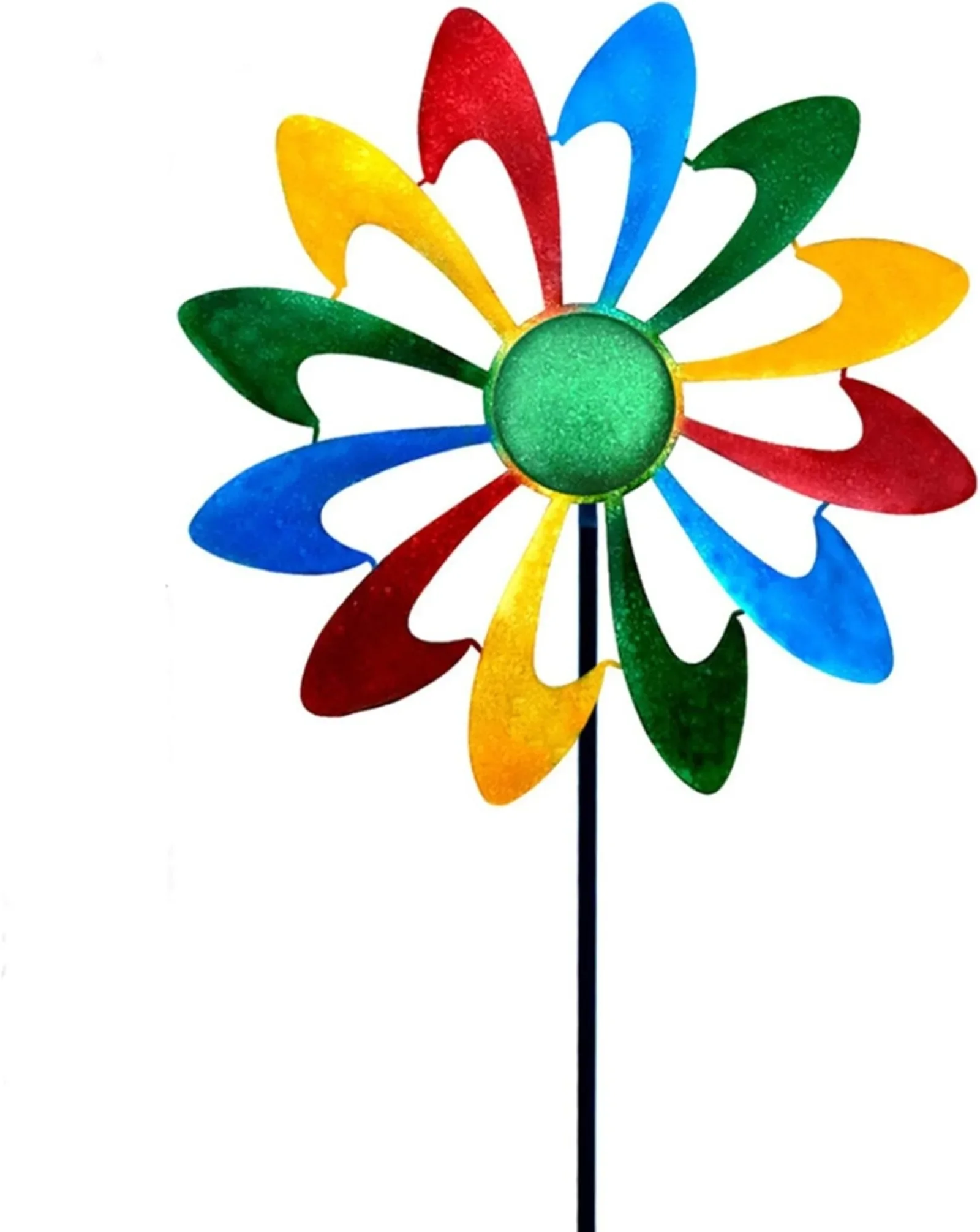 

Kinetic Metal Garden Wind Spinners - 47Inch Wind Checker, Decorative Pinwheels for Yard and Garden, Great Gifts for Kids and Men