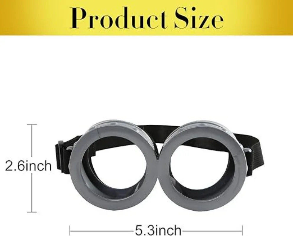 Anime peripheral Despicable Me 4 Minion glasses, cosplay costume decorations, small gifts