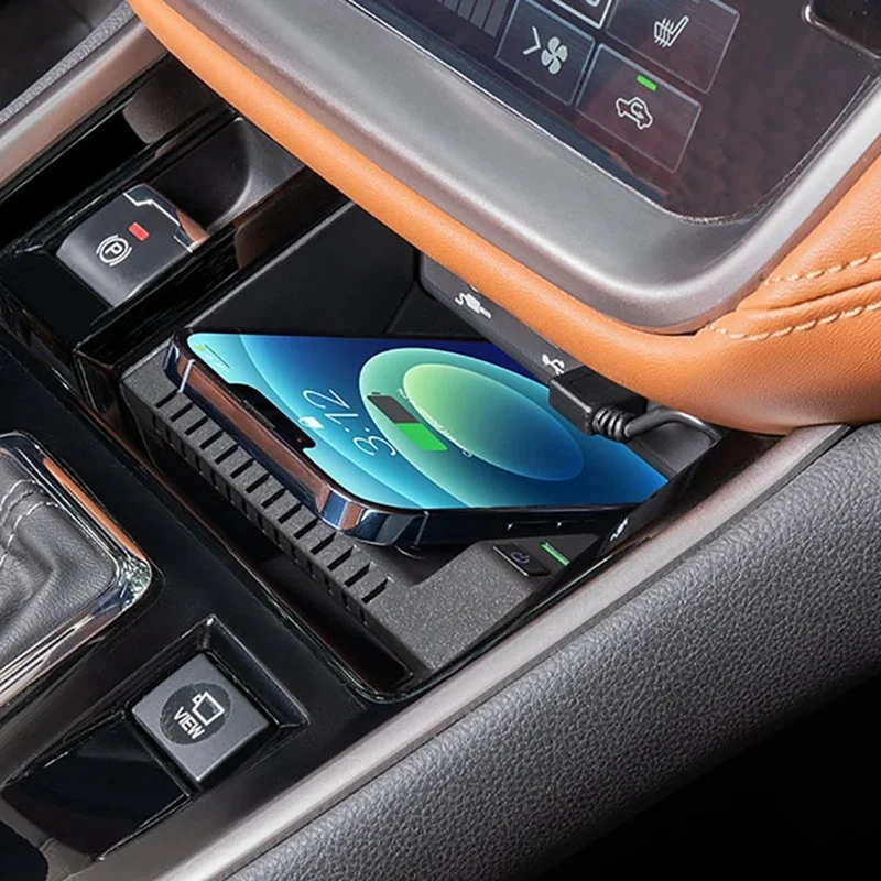 Z0C-h15W Автомобильное беспроводное зарядное устройство, зарядное устройство для мобильного телефона, зарядная панель, держатель для зарядки для Subaru Outback