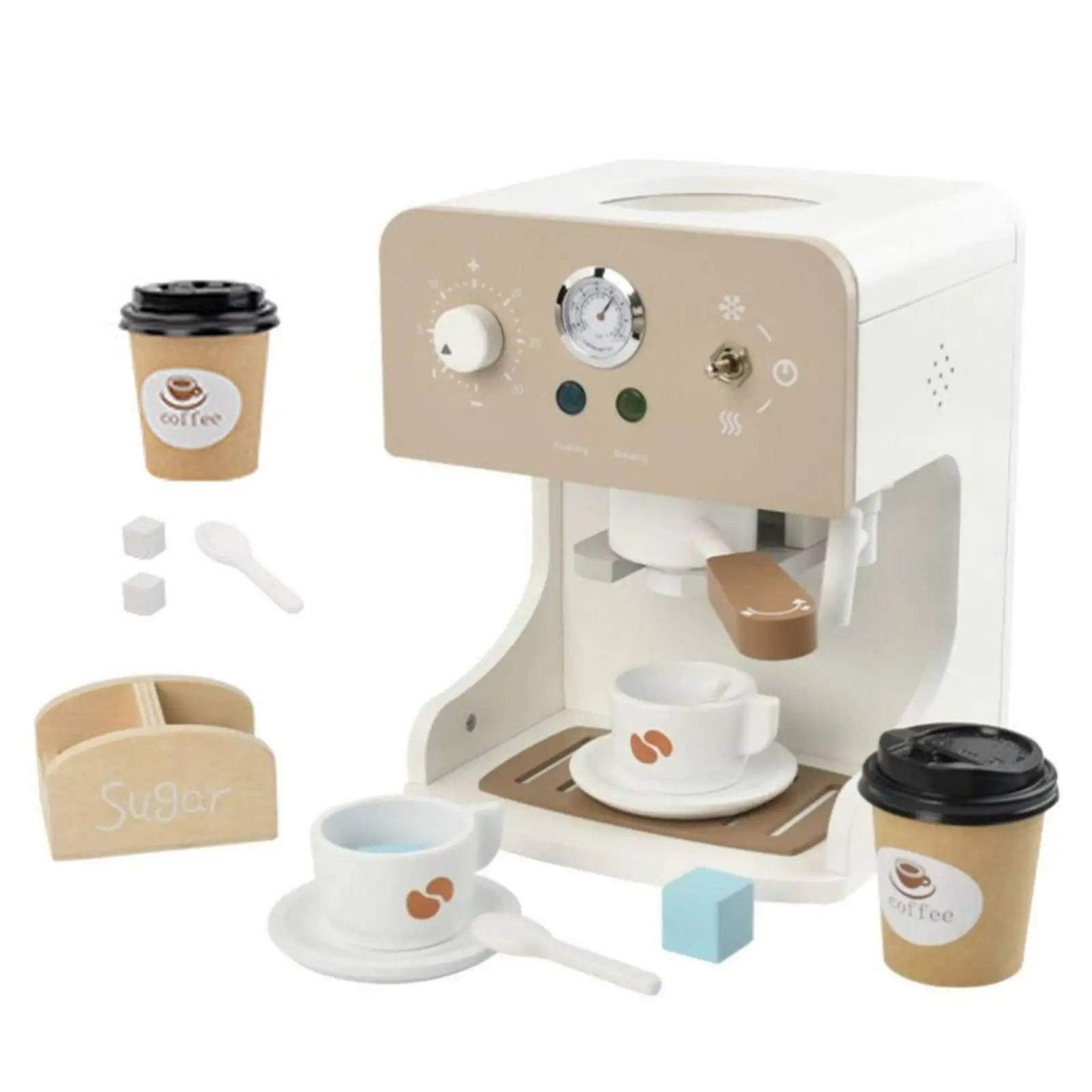 wooden-coffee-machine-toy-realistic-simulation-wooden-pretend-play-accessories-included-coffee-maker-playset-for-preschoolers