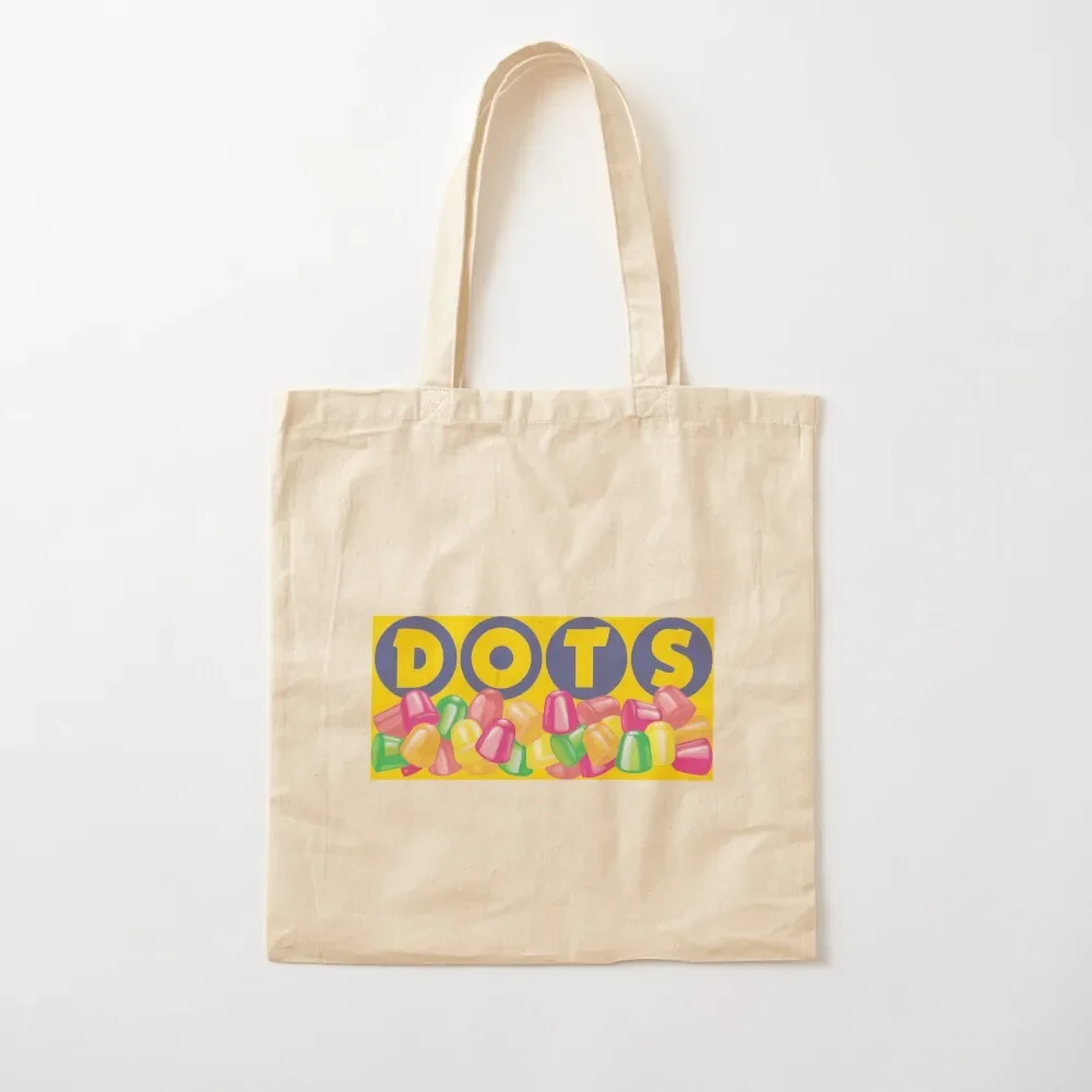 

Dots Candy Gumdrops Tote Bag reusable grocery bags canvas tote bags Eco bag Shopper bag