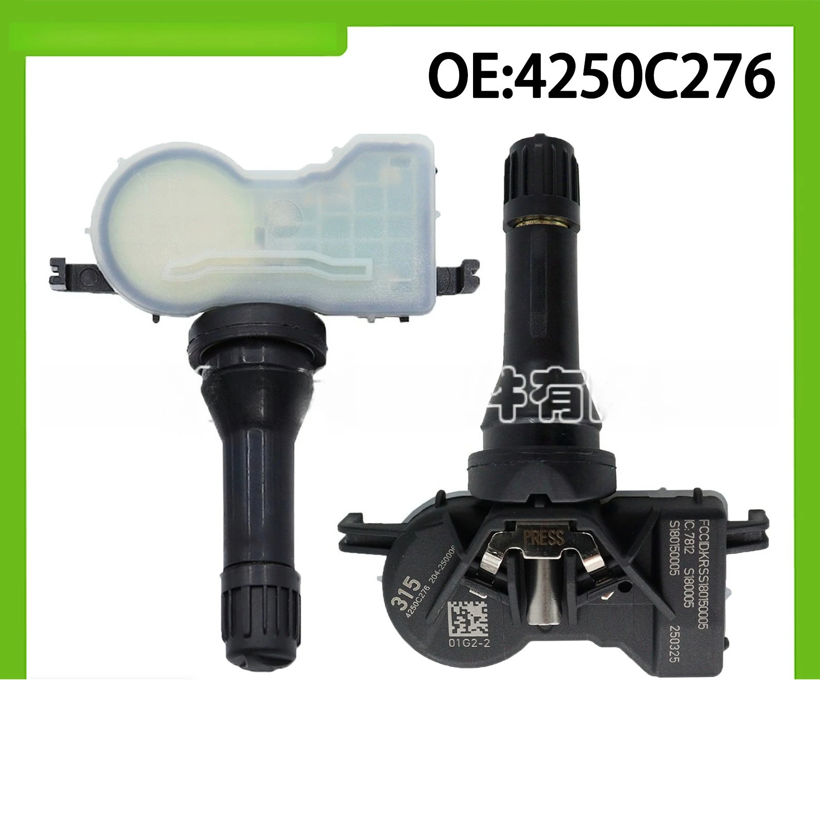 

4250C276 1/4pcs TPMS Tire Pressure Monitor Sensor For Mitsubishi Eclipse Cross Lancer Mirage Outlander 315MHZ
