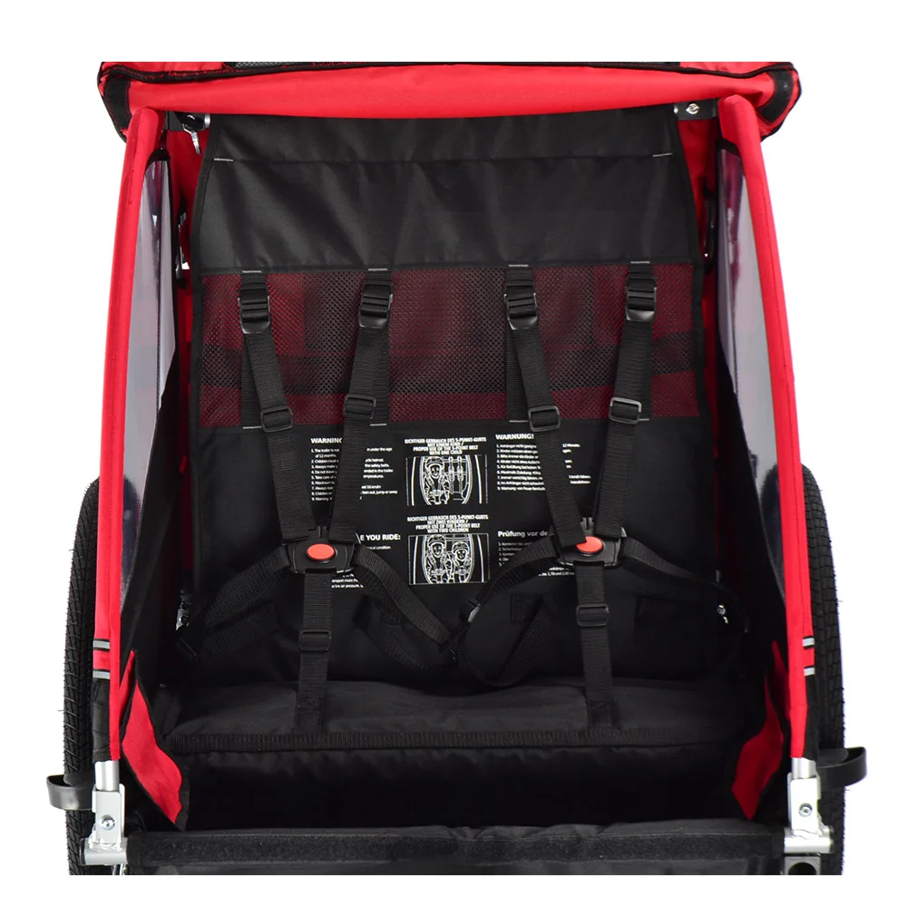 Kinderfahrradanhänger für 1 oder 2 Kinderfahrradanhänger