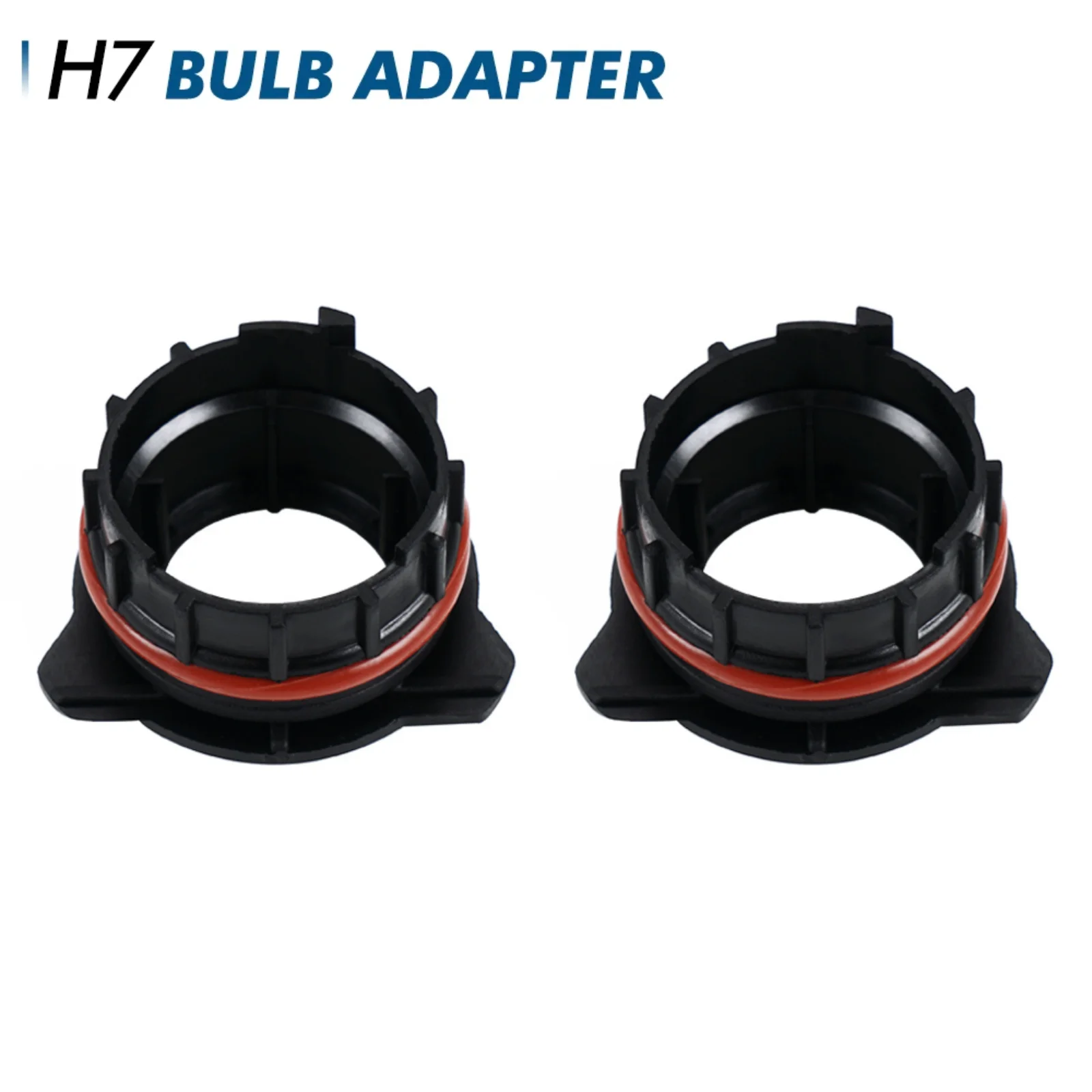 

2X H7 LED Headlight Holders/Adapters Lamp Base For Mercedes Benz SLK Class SLK200 SLK280 SLK300 SLK350 SLK55