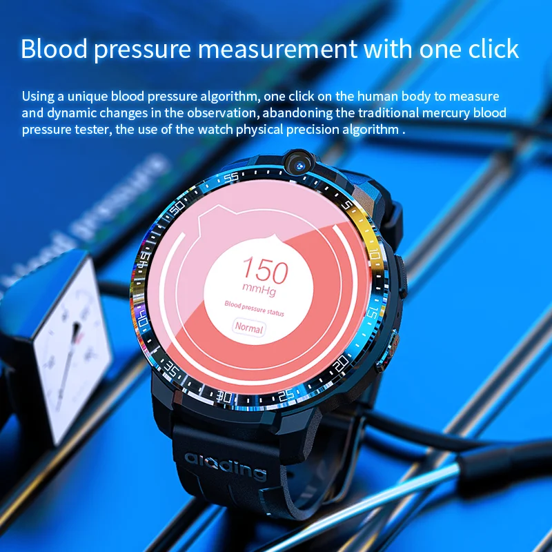 2025 ใหม่ 4G Smartwatch GPS WiFi ตําแหน่งเด็กนักเรียนสมาร์ทนาฬิกาซิมการ์ด Video Call Heartrate ผู้ใหญ่ผู้ชายสําหรับ IOS Android