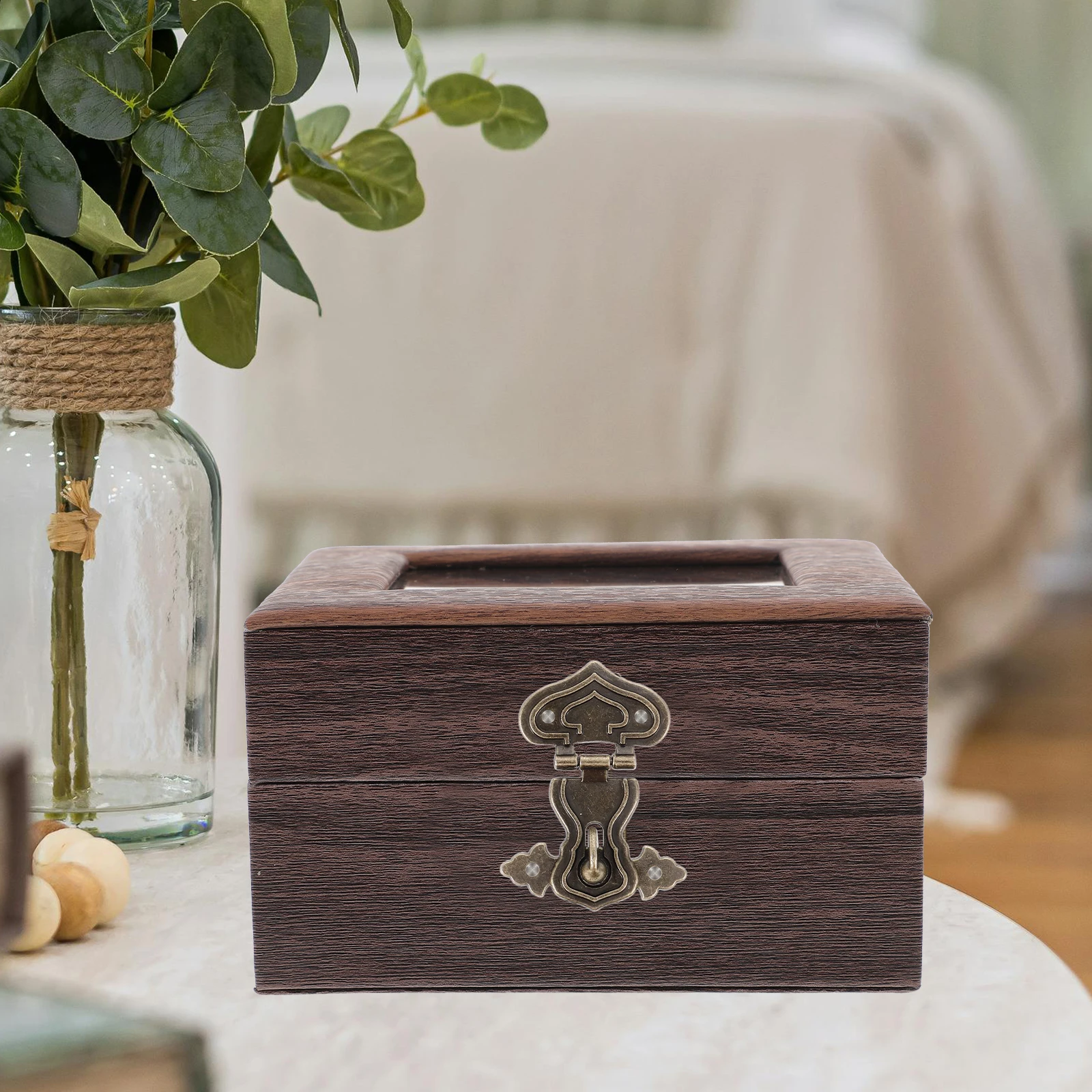 

6pcs Vintage Style Jewelry Box Hasp Zinc Alloy Metal Latch Buckle For Gift Wooden Cabinet Lock Durable Simple Design Easy