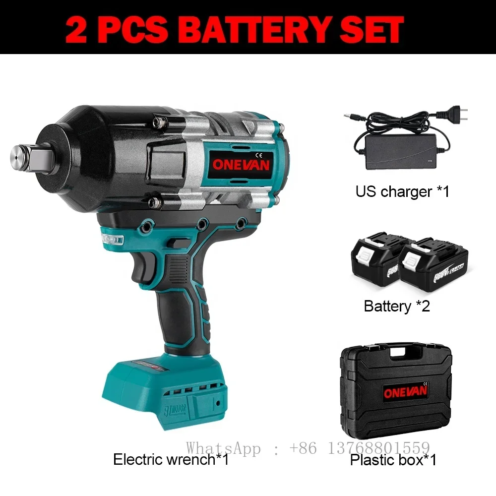 3100N.M High Torque Brushless Electric Impact Wrench Screwdriver Cordless Power Tools For Makita 18V Battery