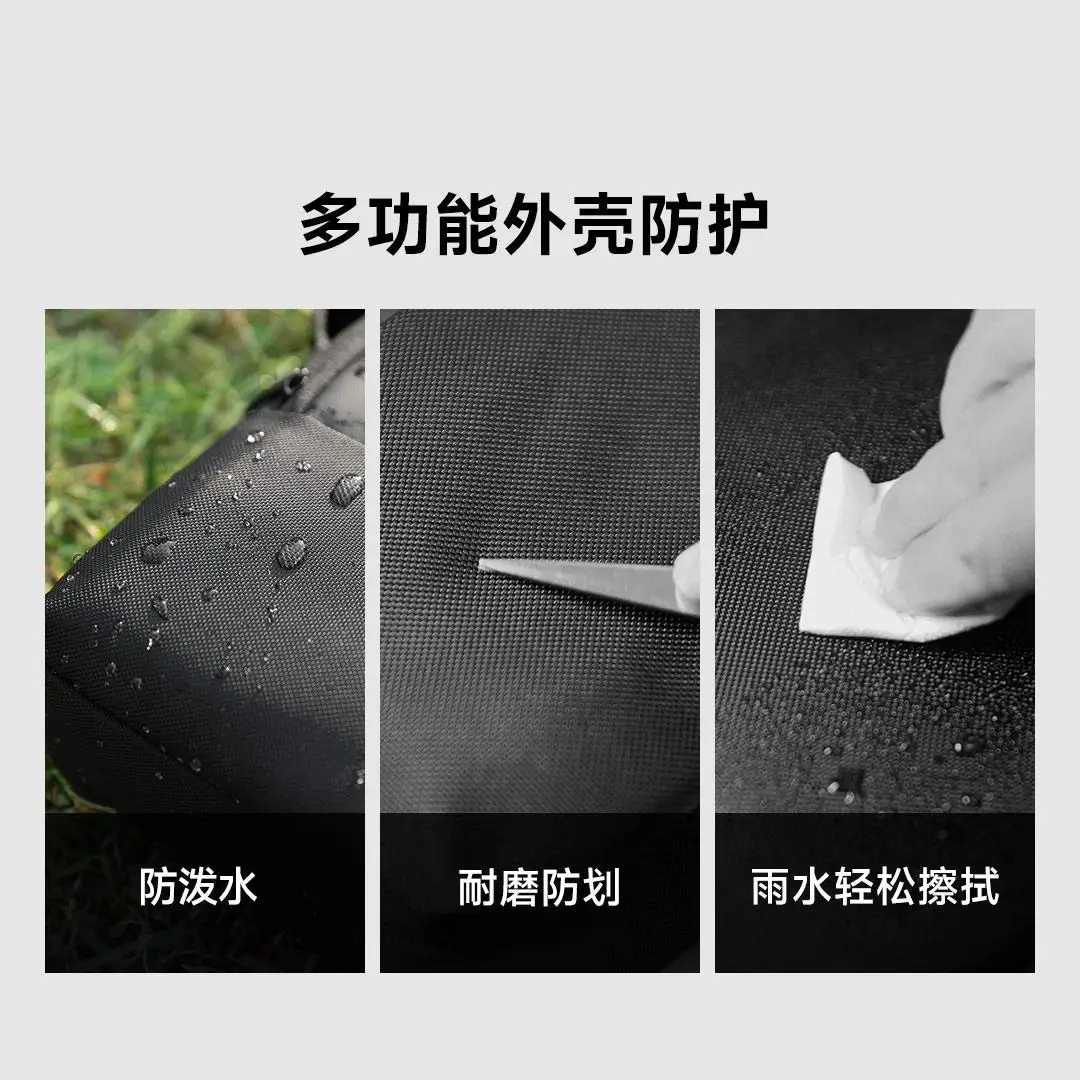 Nova bolsa de ombro de negócios Xiaomi TANJIEZHE Bolsa crossbody de grande capacidade Material impermeável e resistente ao desgaste