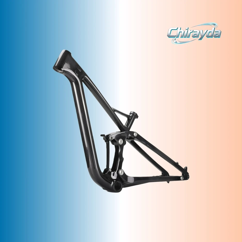 

Chirayda 2026 NEW T1000 Toray Carbon Fibre 142*12mm Frame Size 15/17/19inch 29ER Disc Brake Mountain Bikes XC Frameset
