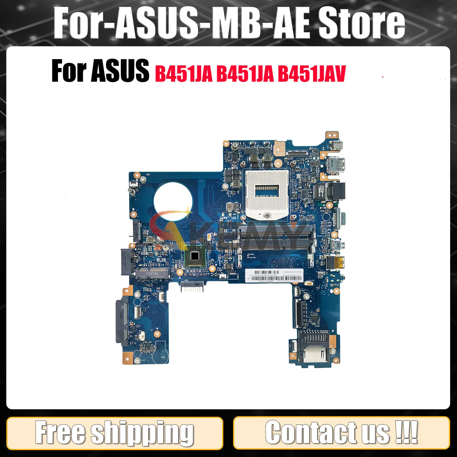 

B451JA Laptop Motherboard For ASUS ExpertBook B451J B451JAV B451JA Notebook Mainboard in stock 100% tests OK fast shipping