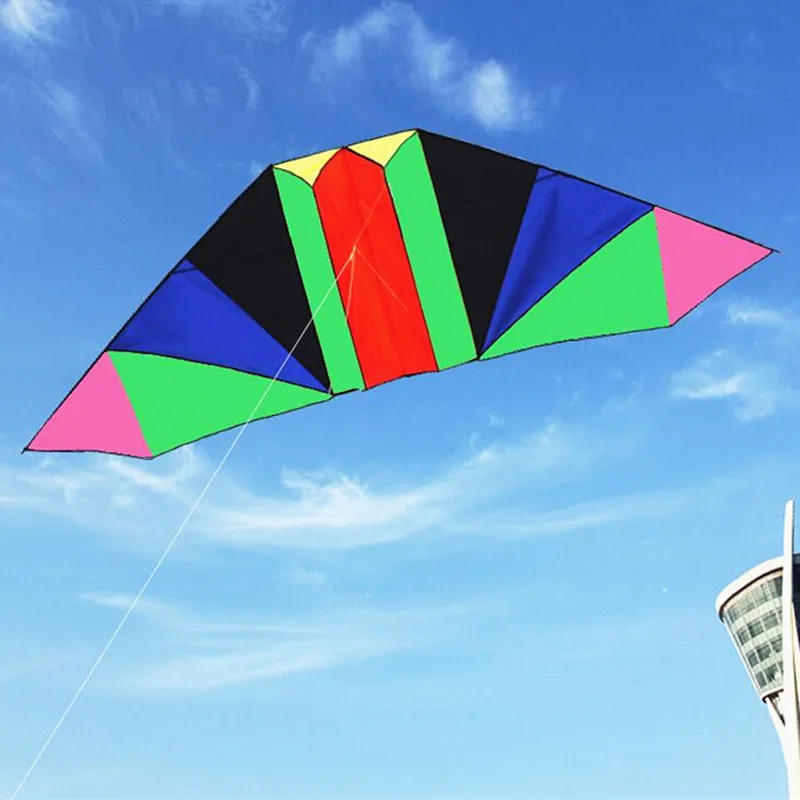 free shipping high quality 3m rainbow glider kite with handle line kite games bird kite weifang kite flying dragon hcxkite