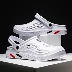 Male Slippers EVA Outdoor Vacation Simple Sandals Indoor Anti-slip Waterproof Clogs Off White Shose Summer Platform Shoes