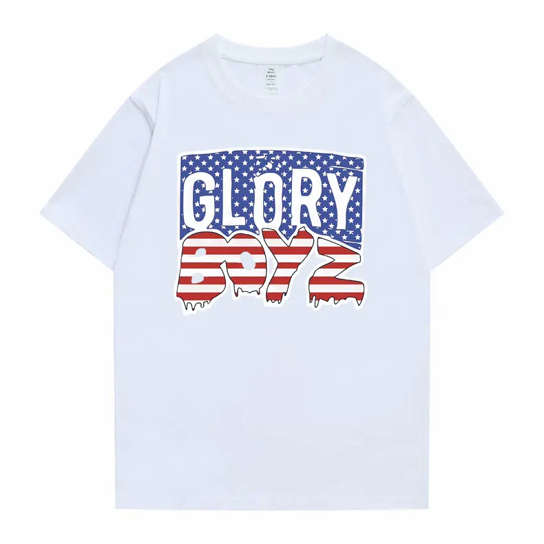 Rapper Chef Keef Glory Boyz T-Shirt Mannen Hiphop Oversized Tshirt Mannen Vintage Korte Mouw Heren Casual Losse T-Shirts