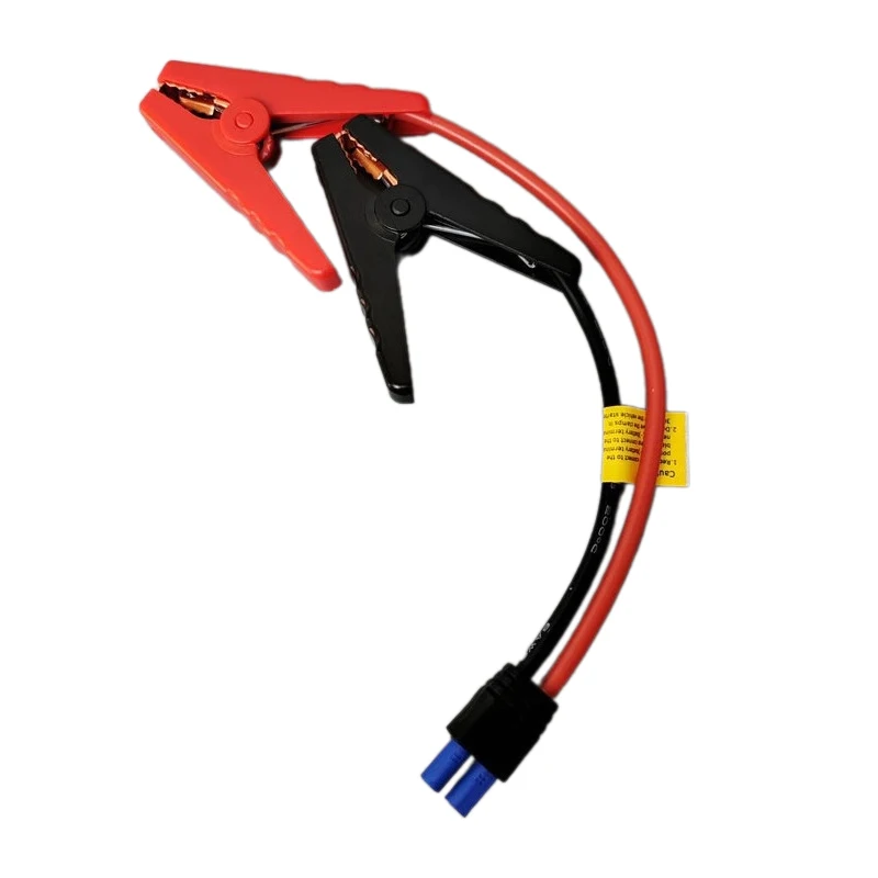 One Piece Alligator Clamp Car Jump Starter with EC5 Connector for Emergency 12V Car Battery