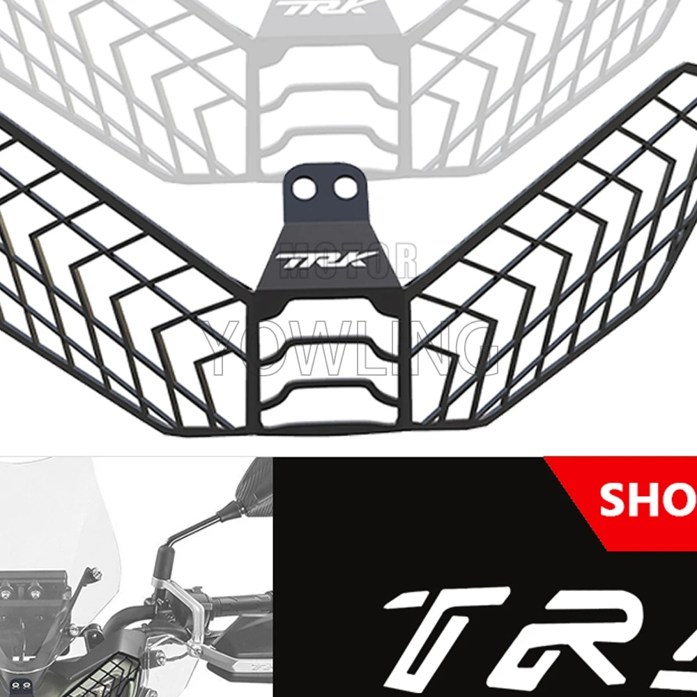 

2024 FOR Benelli TRK702 TRK702X TRK trk 702 702x Motorcycle Headlight Grill Guard Protection Cover Protector 2023 TRK 702 702X