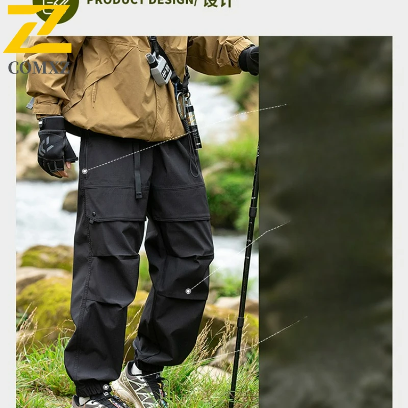 Men's Retro Cargo Pants 2025 Autumn Casual Loose Lightweight Trousers Outdoor Daily Wear Comfort Durable Street Fashion Pants