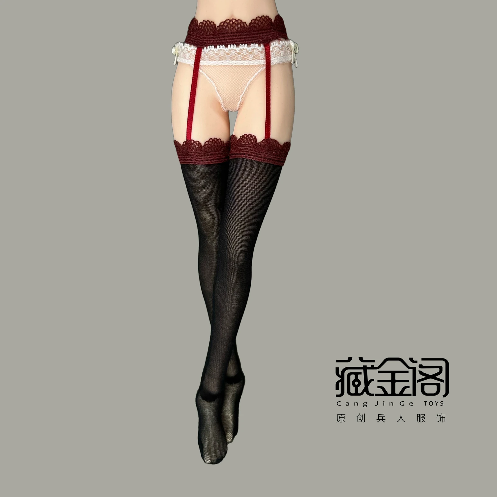 ชุดจั๊มสูทแบบบางสำหรับทหารหญิง ขนาด 1/6 พร้อมถุงเท้า รุ่น 12 นิ้ว TBL