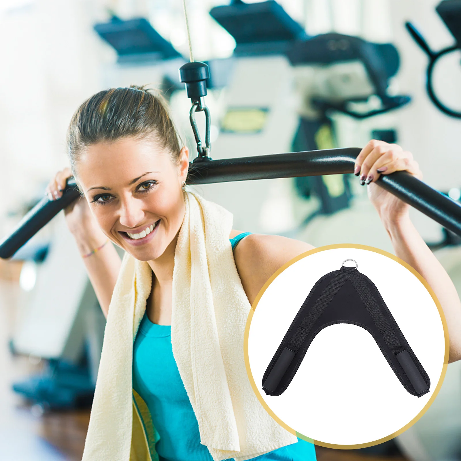 

1Pcs Abdominal Workout Device Ab Harness with Comfortable Texture Foldable Fitness Accessory for Home Gym Use Stronger Core