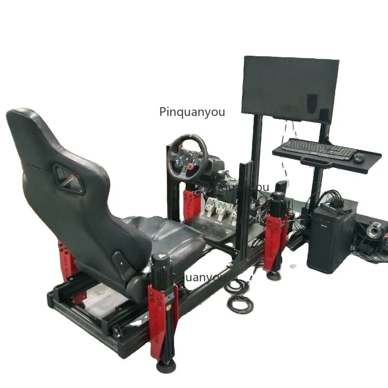 4DOF Car Driving Training Simulator with  750W Each Servo Motor Actuator and Motion Controller