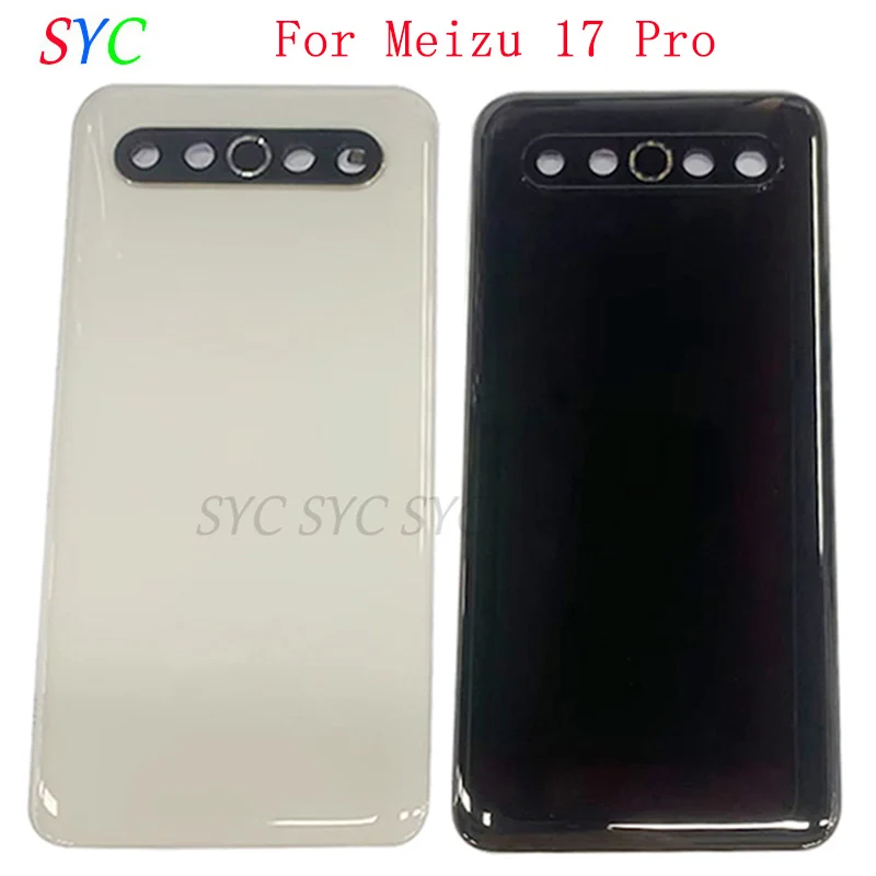 

Rear Door Battery Cover Housing Case For Meizu 17 Pro Back Cover with Camera Lens Logo Repair Parts