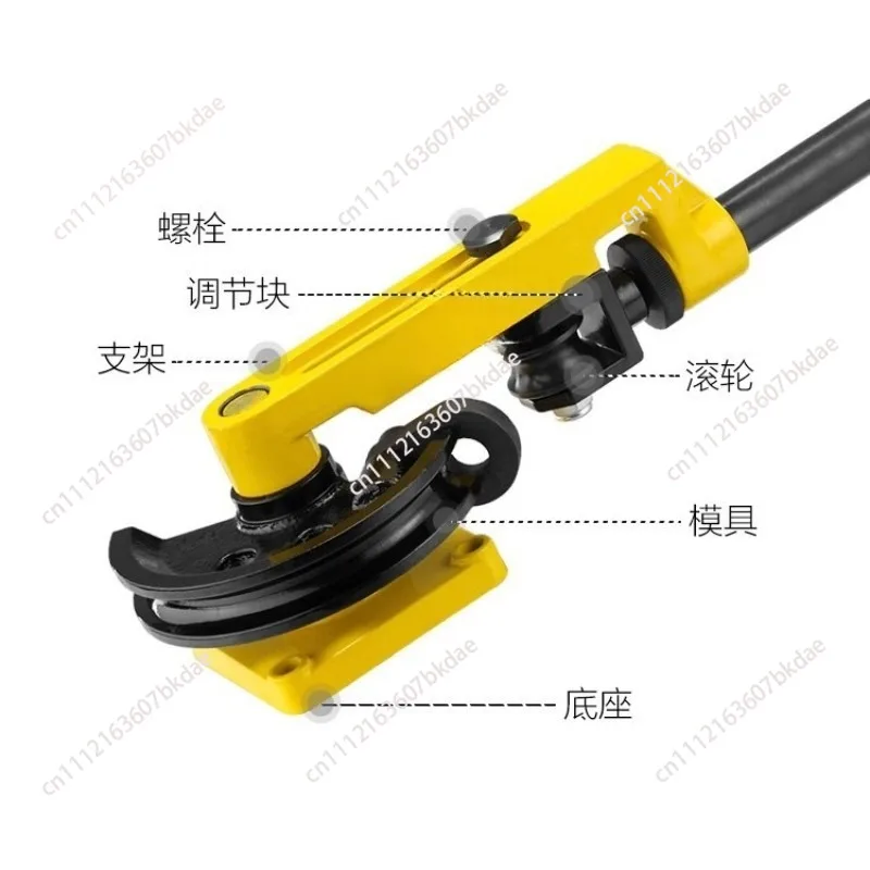 SWG-25 Manual Pipe Bender Tube Bending Tool 10-25mm For Copper Stainless Steel Aluminum Tubing 0-180 Degree Plumbing Hand Tool