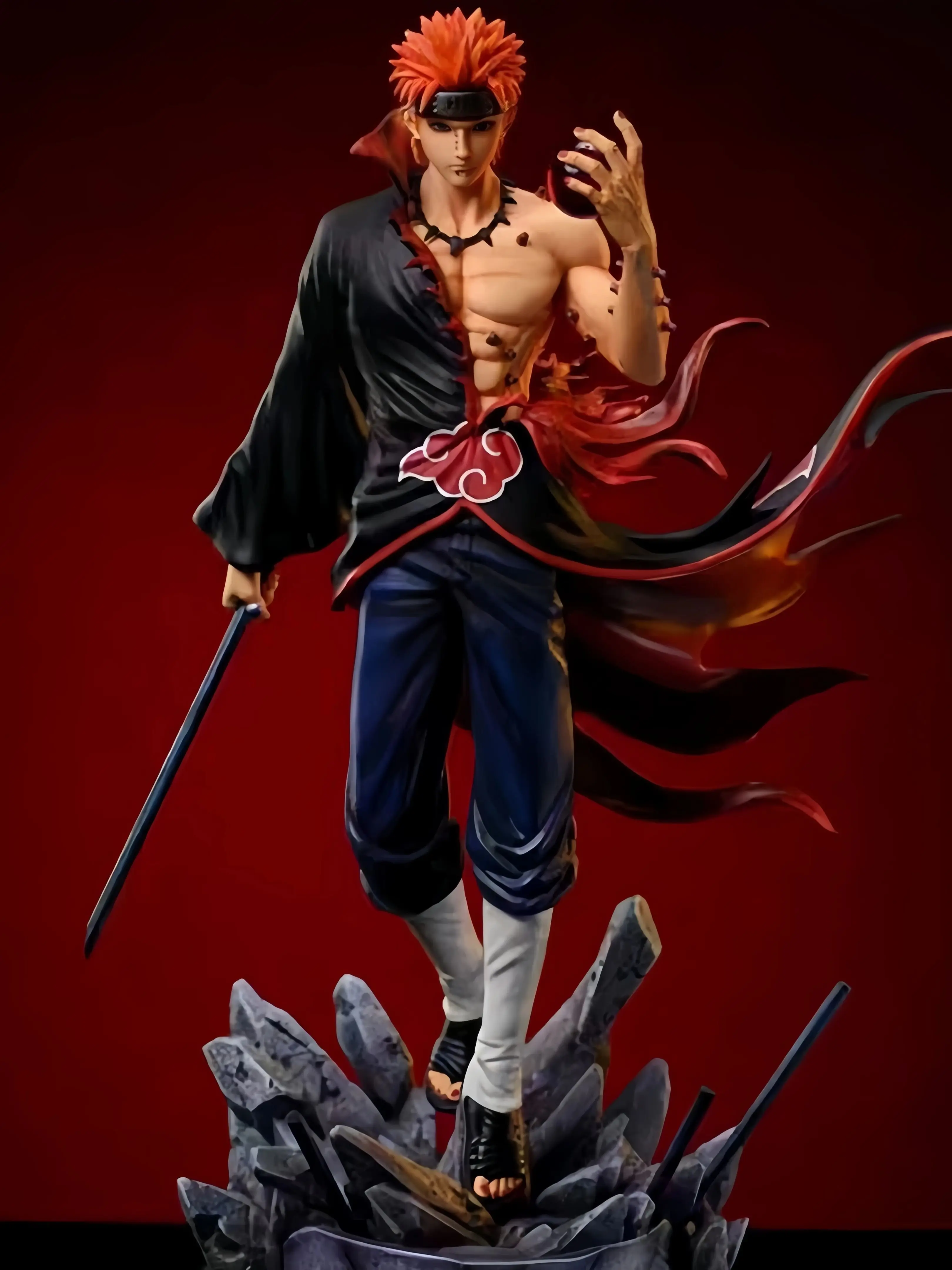 23 cm/9 Zoll Anime Figuren Naruto Figur Schmerzfigur PVC Statue Sammlung Modell Spielzeug Geschenke