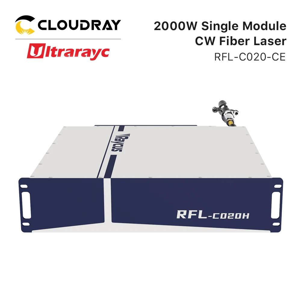 Ultrarayc الأصلي Raycus 1064nm مصدر ليزر الألياف وحدة واحدة 1-2KW CW ألياف الليزر لقطع آلة لحام