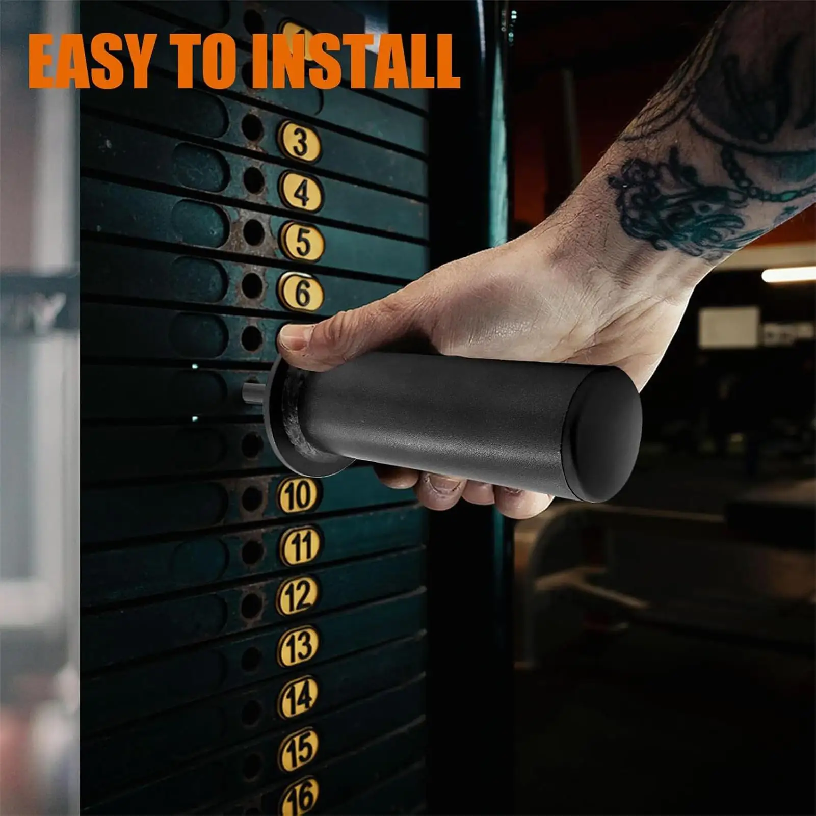 Weight Pin 10mm Heavy-Duty Metal Quick-Release Gym Machine Pin Weight Stack Extender For Home Strength Training Weightlifting