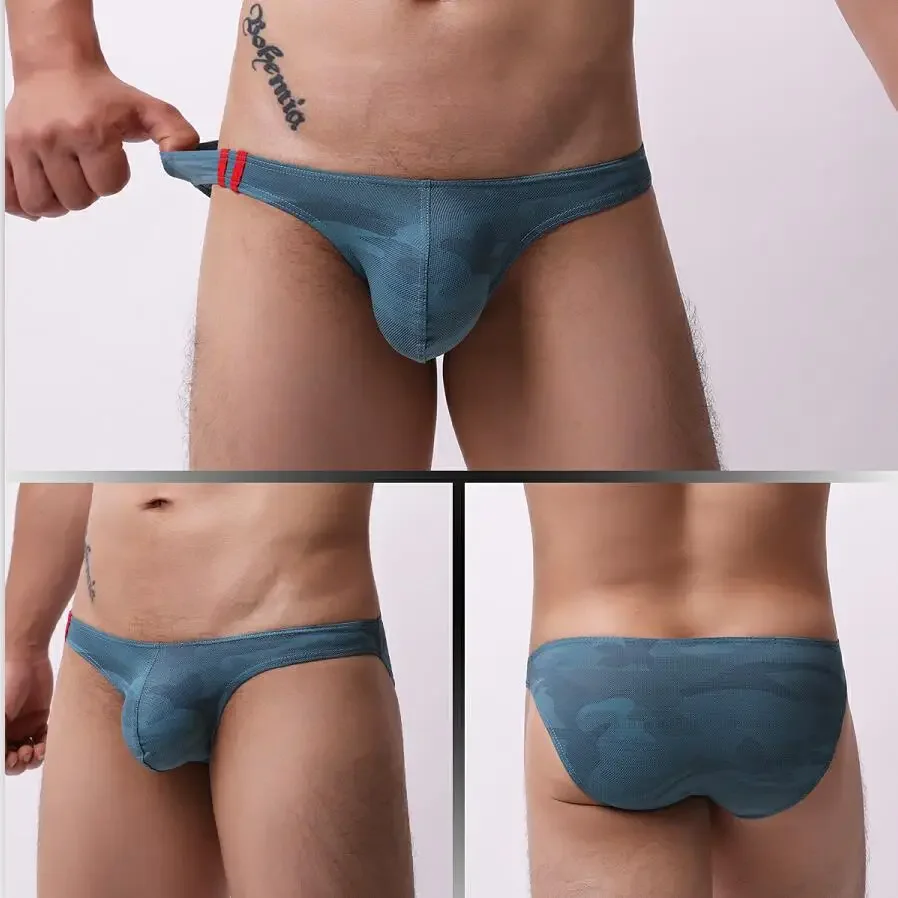 Sexy Underwear Briefs for Men Low Waist U Convex thong Man's Underwear Bikini Men Briefs Men's Lingerie Cueca Male