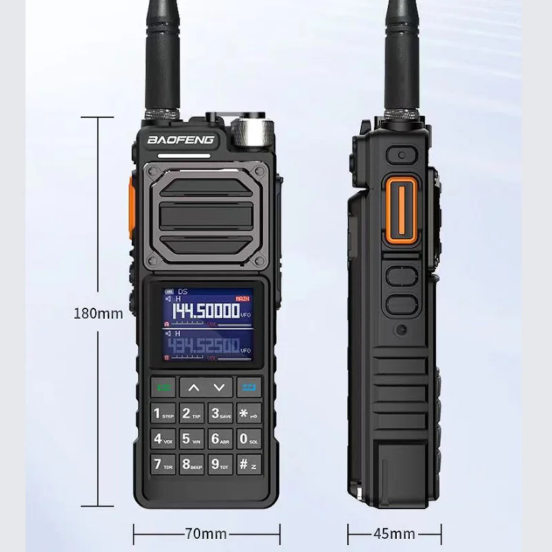 Baofeng UV-25 10W Long Range Two Way Radio Ham Radio 999 Channel Tri Band Walkie Talkie Camping Hunting