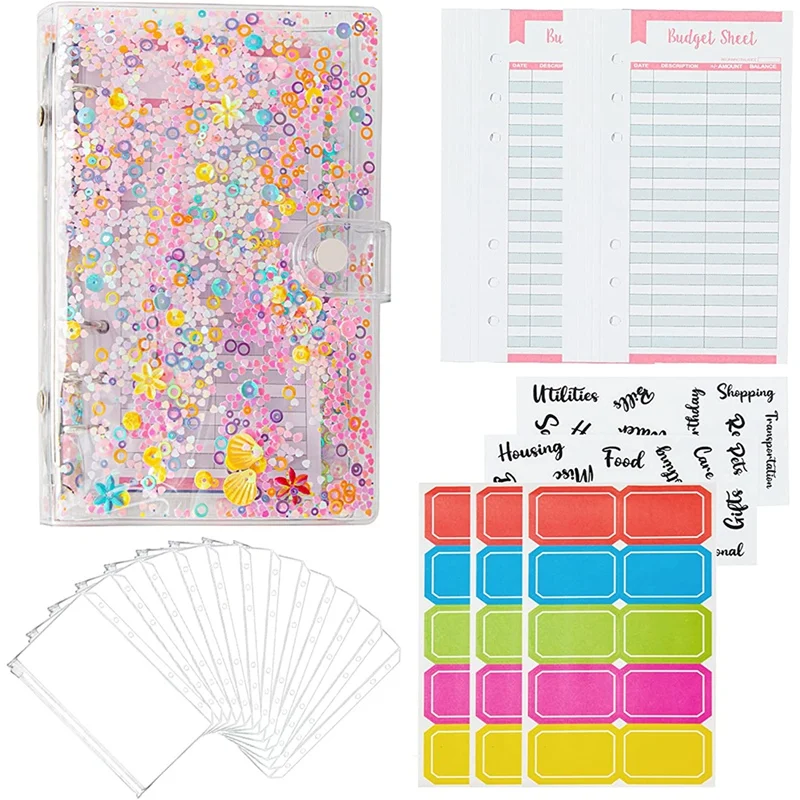 Budget Binder Money Organizer for Cash Envelopes for Budgeting Budget Planner with Cash Envelopes-DTA9 view 2