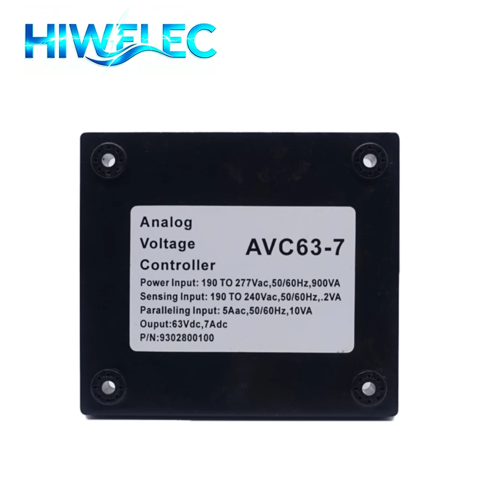 AVC63-7 Replace for Basler Diesel Generator AVR Automatic Voltage Regulator Power Supply Voltage Stabilizer Genset Accessories