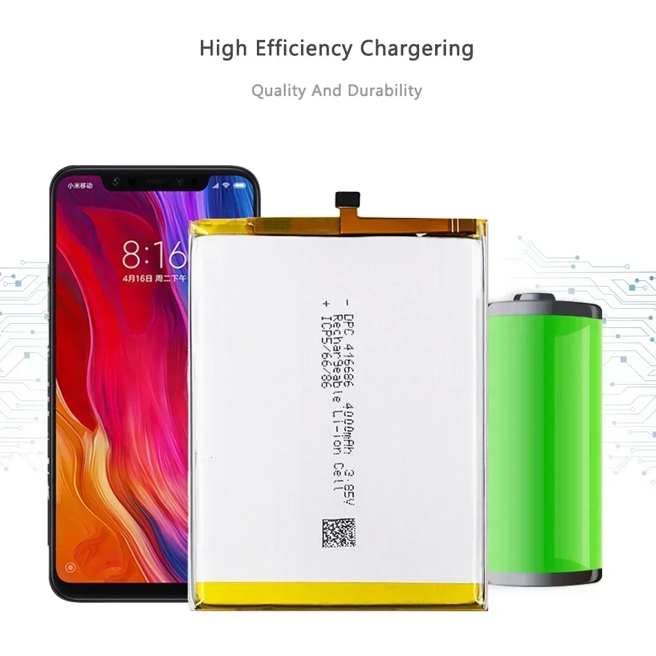 Battery 4000mAh For Elephone A5 Bateira