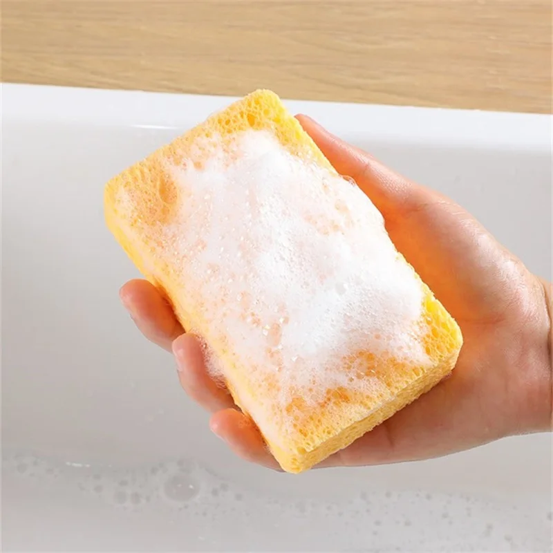 Kitchen wood pulp Melamine magic sponge Eraser For washing dishes Cooktop removes rust tableware Pan for home cleaning tools