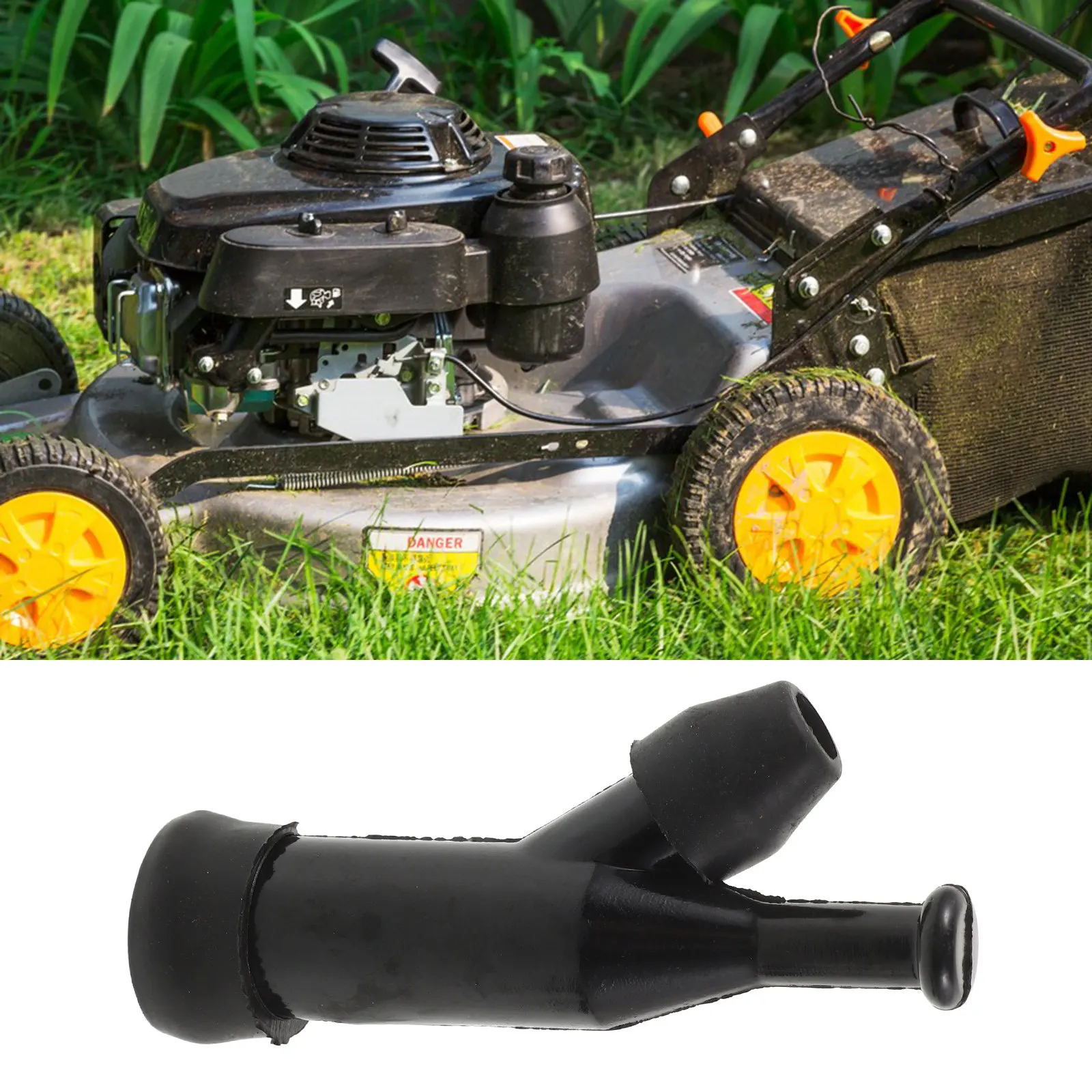 5Pcs High Pressure Cap Anti Leak Design Easy Installation Compatible Lawn Mower Chainsaw Repair Parts Spark Plug Cap