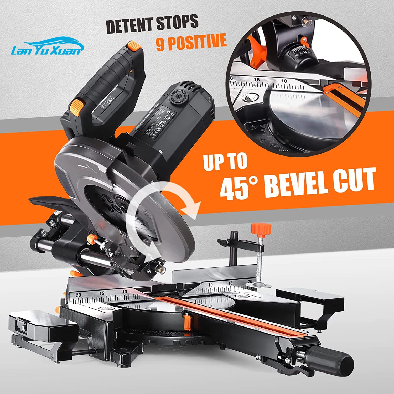 Best 12 inch 305mm electric hand double dual bevel sliding compound metal miter cut saw for sale