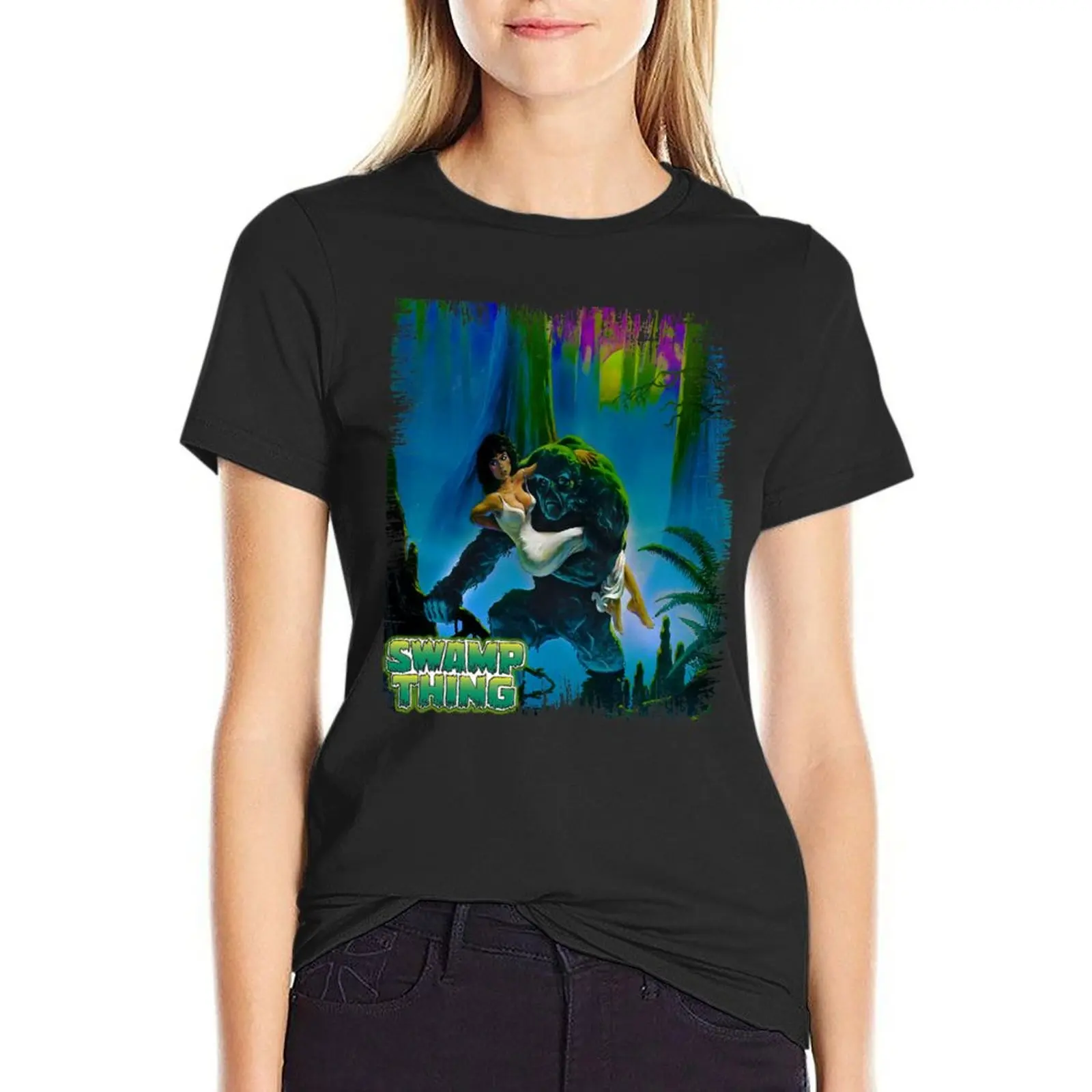 SWAMP THING T-Shirt vintage aesthetic clothes tops for Women