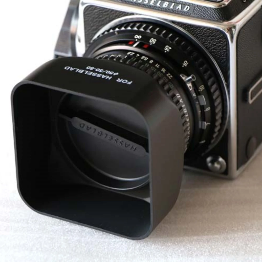 

Metal Square Camera Lens Hood Lens Cap Protective Cover for Hasselblad C80/2.8 B50 Lens Film Camera Photography Accessories