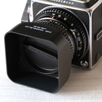 Metal Square Camera Lens Hood Lens Cap Protective Cover for Hasselblad C80/2.8 B50 Lens Film Camera Photography Accessories