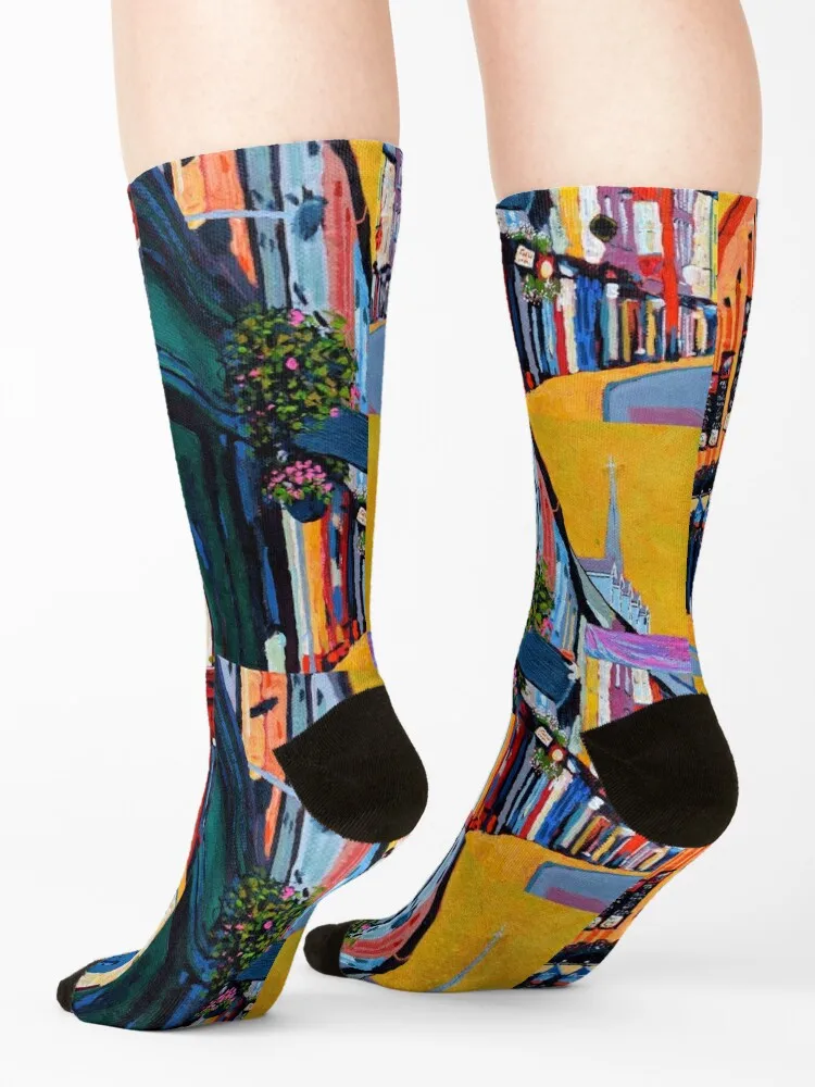 Clonakilty - Pearse St, County Cork, Ireland Socks hiking Stockings Non-slip sports stockings Socks Ladies Men's