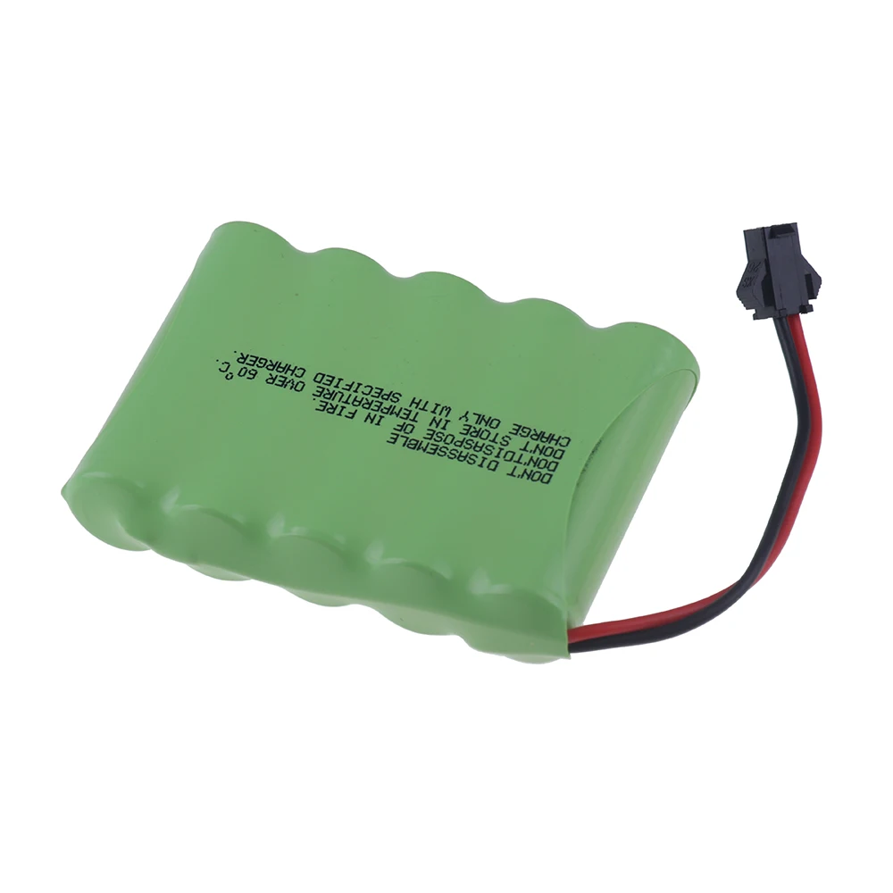 Upgrade 6v 4500mah NiMH Battery For Rc Toy Cars Tank Truck Robots Guns Boats Parts AA Ni-MH 6v Rechargeable Battery Pack 3500mAh