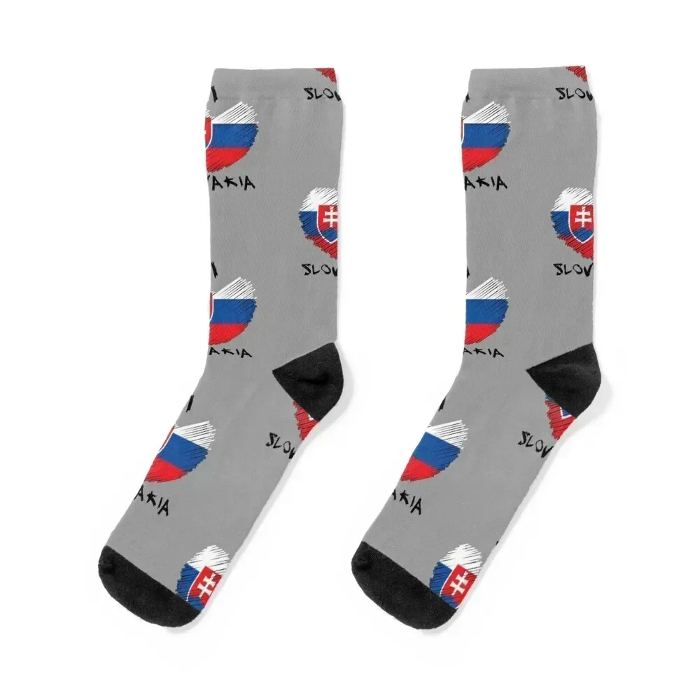 

I love Slovakia, go Slovakia Socks floor hip hop sports and leisure Women's Socks Men's