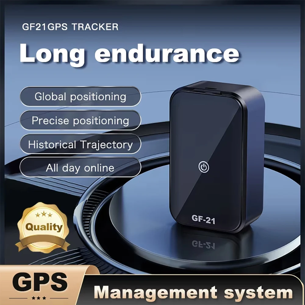 GF21 Mini Car Tracker Real Time Magnetic GPSDevice Anti-Loss Location Tractor Precise SlM Message Positioner SOS Alarm Device