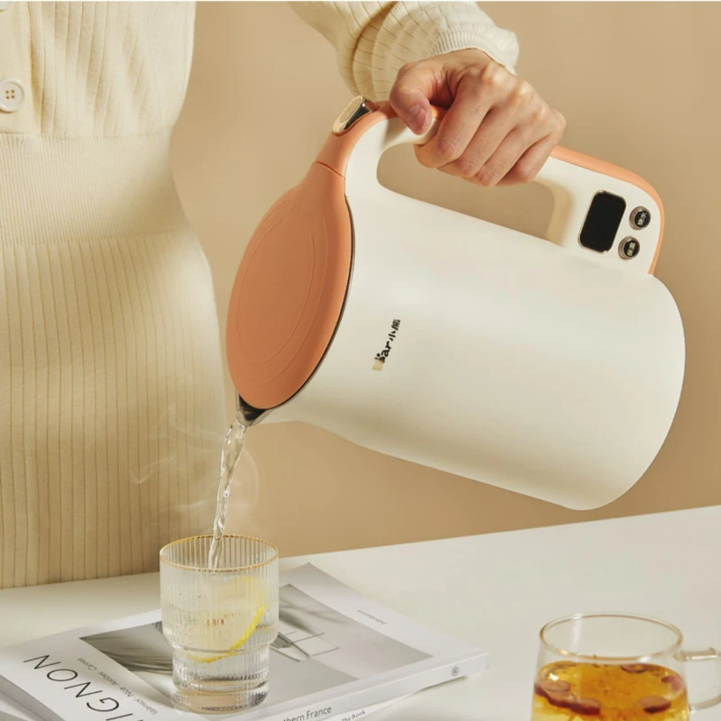 غلاية كهربائية ثرموستاتي المنزل التلقائي متعددة المراحل العزل المتكاملة غلاية المياه الفولاذ المقاوم للصدأ فقاعة الحليب غلايات