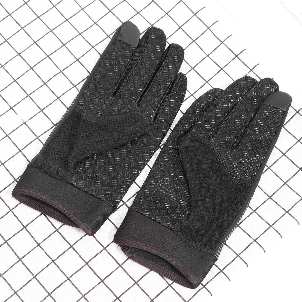 

1Pair Ice Silk Diving Gloves Size Xl Black Comfortable Flexible Fit Anti-Slip Fishing Scratch Prevention for Scuba Kayaking