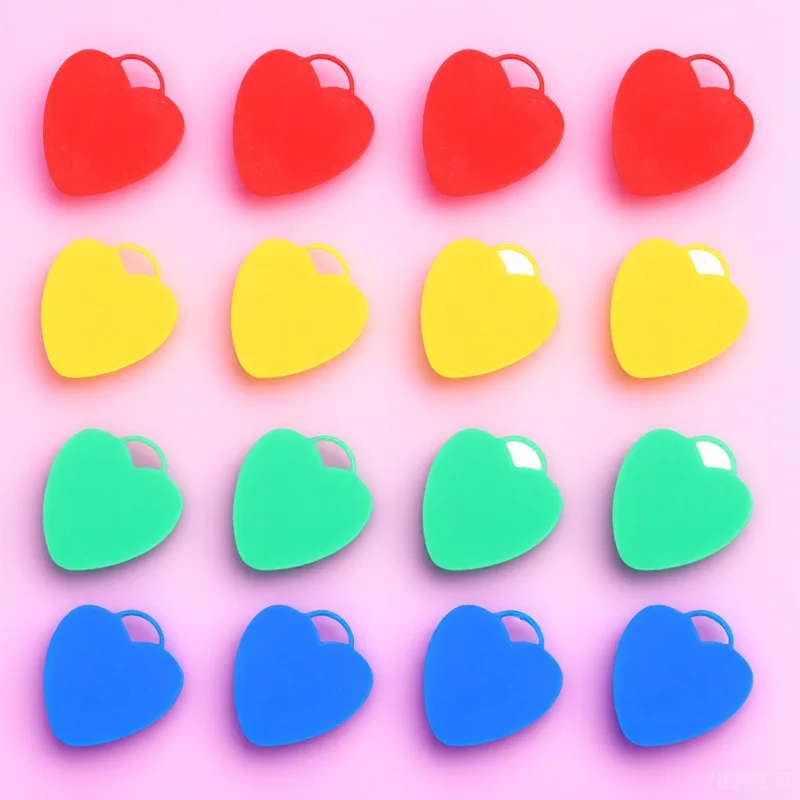 

16pcs Colorful Heart Shaped Balloon Weights Reusable Helium Pendants Party Wedding Decoration 16Inch Plastic Balloon Blocks