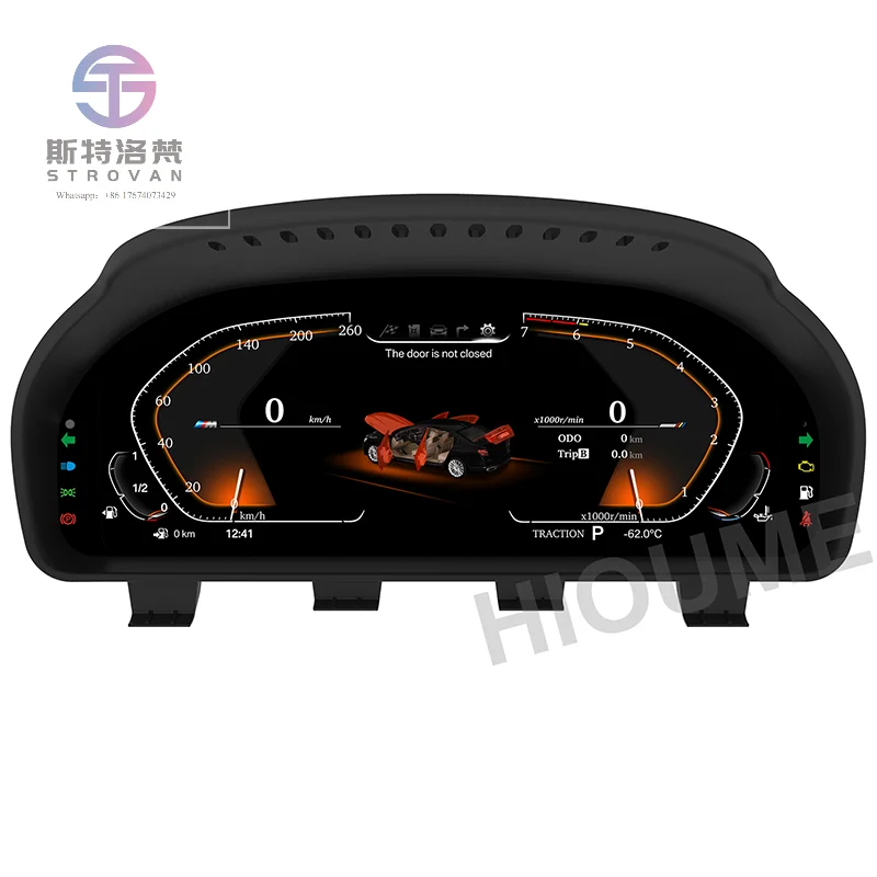 

12.5" Latest Car LCD Digital Dashboard Panel Instrument Cluster Cock Speedometer for F10 F11 F12 F18 F07 F13 F01 F02 F03